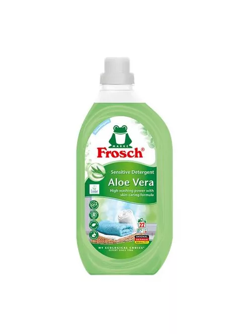 FROSCH Folyékony mosószer, 1,5 l, FROSCH "Aloe Vera"