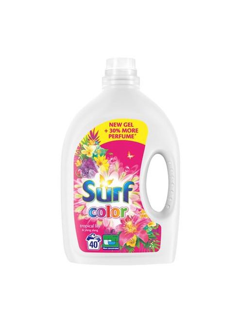 SURF Mosógél, 40 mosáshoz, 2 l, SURF "Tropical"