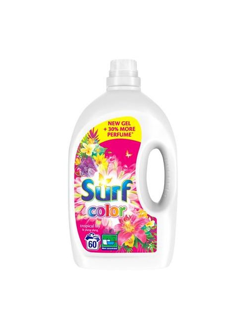 SURF Mosógél, 60 mosáshoz, 3 l, SURF "Tropical"