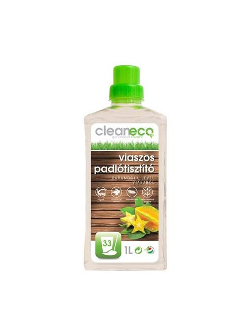 CLEANECO Padlótisztító, viaszos, organikus, 1 l, CLEANECO