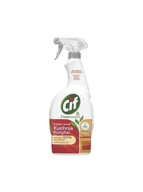 CIF Konyhai zsíroldó spray, 750 ml, CIF "Cleanboost"