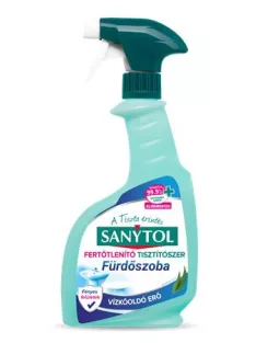   SANYTOL Fürdőszobai felülettisztító- és fertőtlenítő spray, 500 ml, SANYTOL
