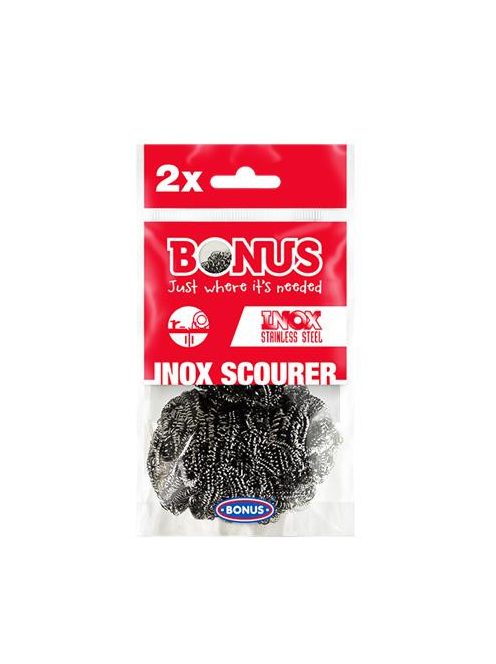 BONUS Inox fémsúroló, spirál, 2 db, BONUS