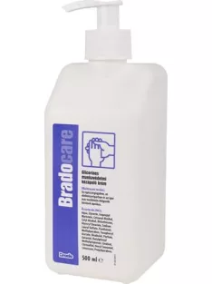   BRADO Kézápoló krém, munkavédelmi, glicerines, pumpás, 500 ml, BRADOCARE