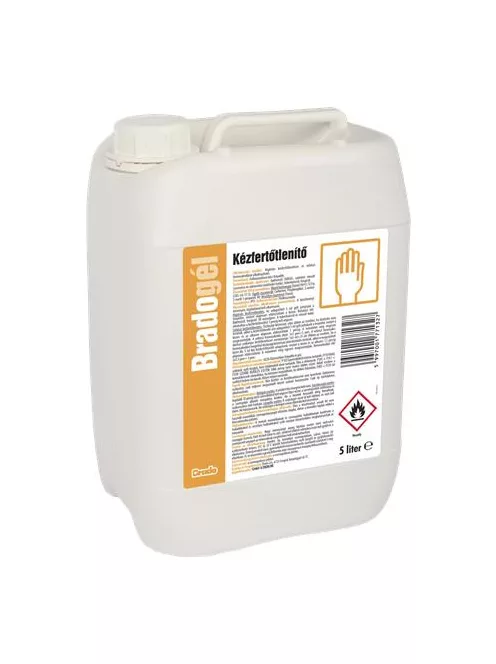BRADO Kézfertőtlenítő gél, alkoholos, 5 l, BRADOGÉL