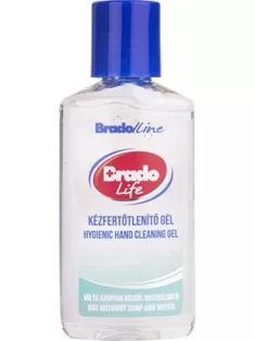 BRADO Kézfertőtlenítő gél, kupakos, 50 ml, BRADOLIFE