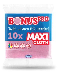   BONUS Törlőkendő, univerzális, 10 db, BONUS "MAXI", pink