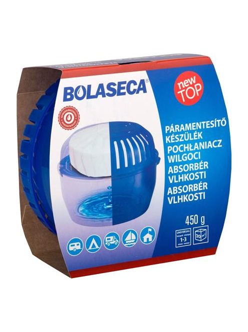 BOLASECA Páramentesítő készülék, utántöltő tablettával, BOLASECA