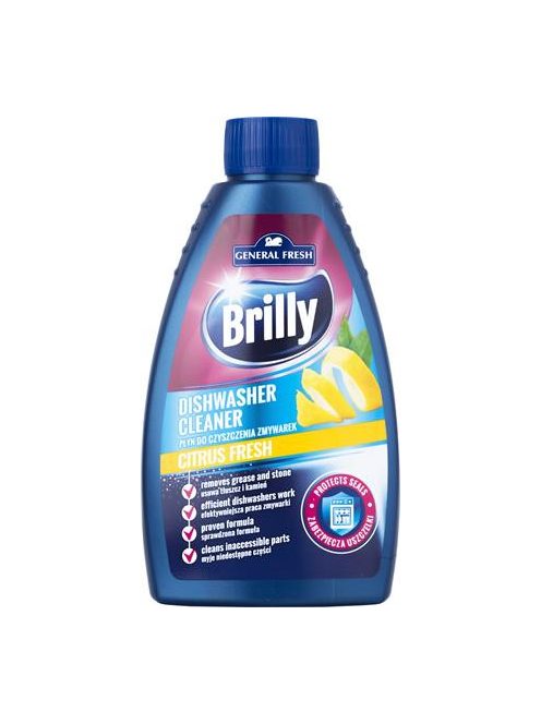 Mosogatógép tisztító, 250 ml, "Brilly", citrus fresh