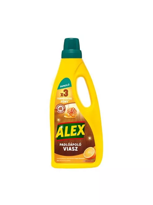 ALEX Padlóápoló viasz, színtelen, 750 ml, ALEX