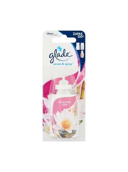 GLADE Illatosító készülék utántöltő, 18 ml, GLADE by brise "Sense&Spray, Relaxing zen