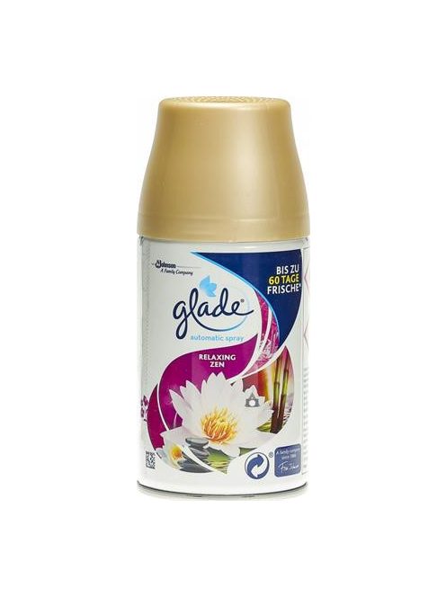 GLADE Illatosító készülék utántöltő, 269 ml, GLADE by brise "Automatic Spray" Relaxing zen