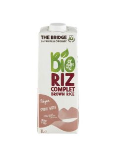   THE BRIDGE Növényi ital, bio, dobozos, 1 l, THE BRIDGE, barna rizs