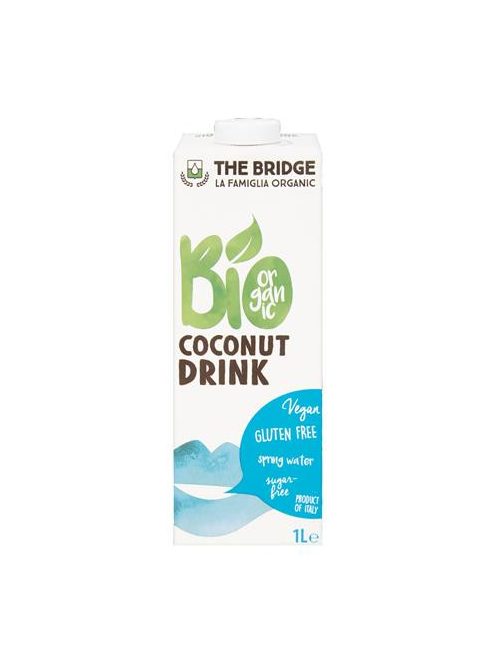 THE BRIDGE Növényi ital, bio, dobozos, 1 l, THE BRIDGE, kókusz