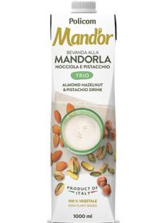   MAND'OR Növényi ital, dobozos, 1 l, MAND'OR "Prémium Trio", mandula, mogyoró, pisztácia