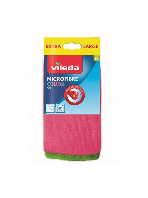 VILEDA Törlőkendő, mikroszálas, 2 db, VILEDA "Colors"