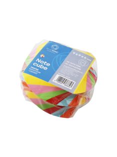 Kockatömb 9x9x6cm, csavart 600lap Bluering® színes