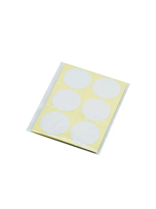 Etikett címke, 30mm, körcímke 60 db/csomag Bluering® fehér