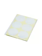 Etikett címke, 40mm, körcímke 60 db/csomag Bluering® fehér