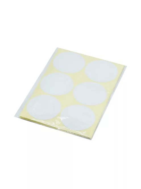 Etikett címke, 40mm, körcímke 60 db/csomag Bluering® fehér