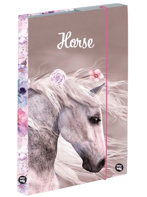 Lovas füzetbox A/5, jumbo, Horse Romantic, fehér ló