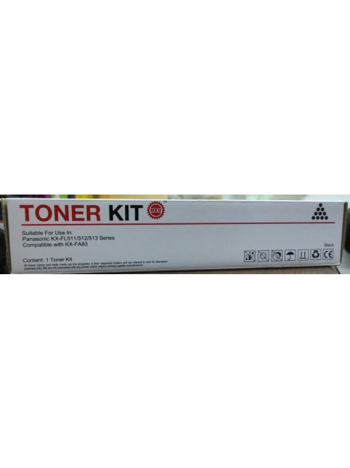 Toner, utángyártott, KX-FA83, Fekete