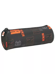   LEGO Tolltartó, henger alakú, cipzáras, LEGO "Ninjago Dragon Energy", fekete-mintás