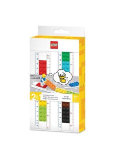 LEGO Vonalzókészlet, 2 darabos, mini figurával, LEGO