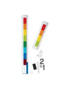 LEGO Vonalzókészlet, 2 darabos, mini figurával, LEGO