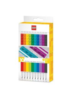   LEGO Zseléstoll készlet, 0,7 mm, kupakos, LEGO, 10 különböző szín