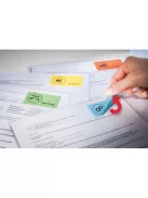 Etikett címke, 45,7 x21,2mm, univerzális visszaszedhető, 48 címke/ív, 20 ív/doboz, Avery kék