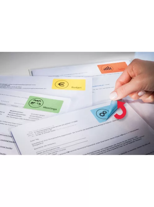 Etikett címke, 45,7 x21,2mm, univerzális visszaszedhető, 48 címke/ív, 20 ív/doboz, Avery kék