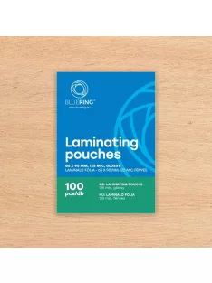   Lamináló fólia 65x95mm, 125 micron 100 db/doboz, Bluering®