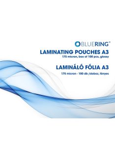 Lamináló fólia A3, 175 micron 100 db/doboz, Bluering®