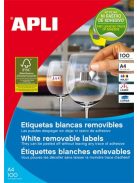 APLI Etikett, univerzális, 38x21,2 mm, eltávolítható, APLI, 6500 etikett/csomag