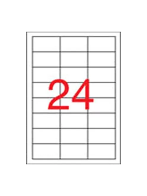 APLI Etikett, univerzális, 64,6x33,8 mm, eltávolítható, APLI, 2400 etikett/csomag