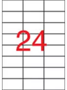 APLI Etikett, 70x37 mm, poliészter, APLI, átlátszó, 240 etikett/csomag