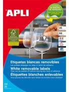 APLI Etikett, univerzális, 17,8x10 mm, eltávolítható, kerekített sarkú, APLI, 6750 etikett/csomag