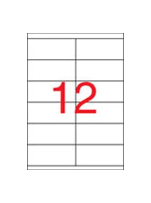 APLI Etikett, univerzális, 105x48 mm, APLI, 6000 etikett/csomag