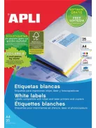 APLI Etikett, univerzális, 210x297 mm, APLI, 25 etikett/csomag