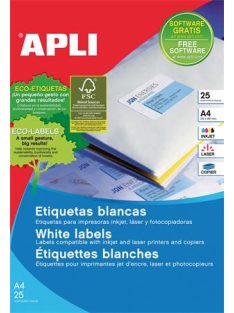   APLI Etikett, univerzális, 105x148 mm, APLI, 100 etikett/csomag