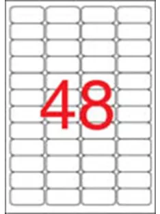   APLI Etikett, 45,7x21,2 mm, biztonsági, kerekített sarkú, APLI, 480 etikett/csomag