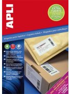 APLI Etikett, univerzális, 105x74 mm, extra erős, APLI "Super Sticky", 800 etikett/csomag