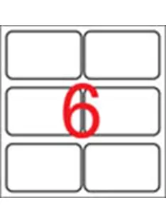   APLI Etikett, 34x53 mm, fagyasztható, kerekített sarkú, A5 hordozón, APLI, 60 etikett/csomag