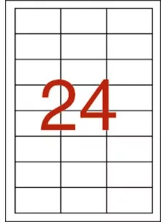   APLI Etikett, 64,6x33,8 mm, poliészter, időjárásálló, fehér, APLI, 480 etikett/csomag