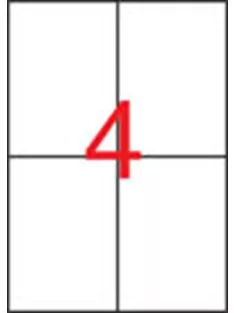   APLI Etikett, 105x148 mm, poliészter, időjárásálló, fehér, APLI, 80 etikett/csomag