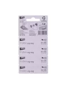 APLI Jelölőcímke, "Z", műanyag, 4x40 lap, 12x45 mm, APLI, 4 fluoreszkáló szín