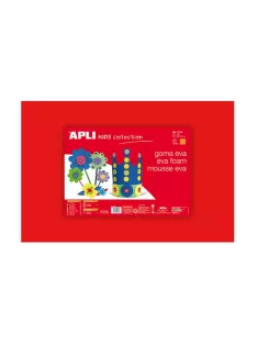   APLI Moosgumi, 400x600 mm, APLI Kids "Eva Sheets", piros