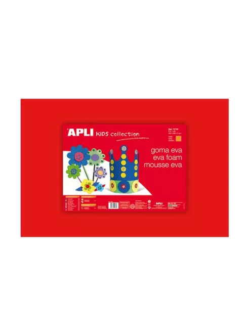 APLI Moosgumi, 400x600 mm, APLI Kids "Eva Sheets", piros