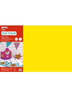   APLI Moosgumi, 400x600 mm, APLI Kids "Eva Sheets", sárga